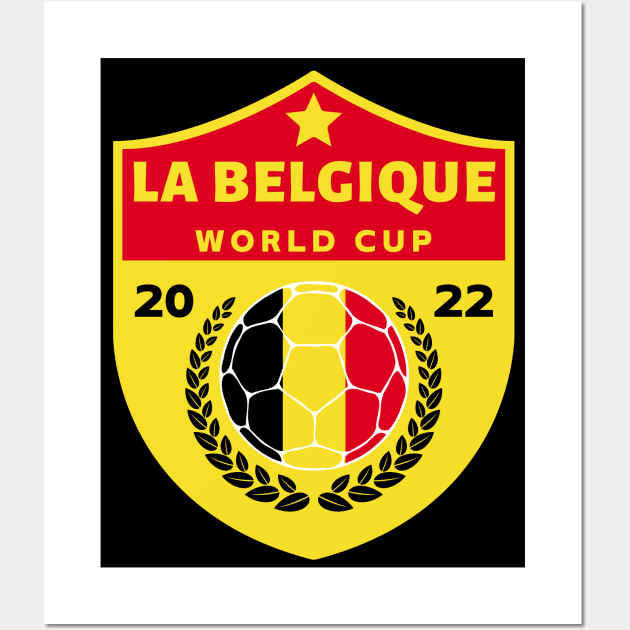 La Belgique Football Wall Art by footballomatic